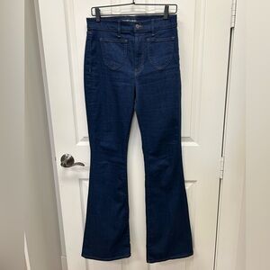 Veronica Beard Dark Blue Flare Jeans